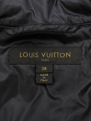 Logo West Belt Down Jacket #36 Black