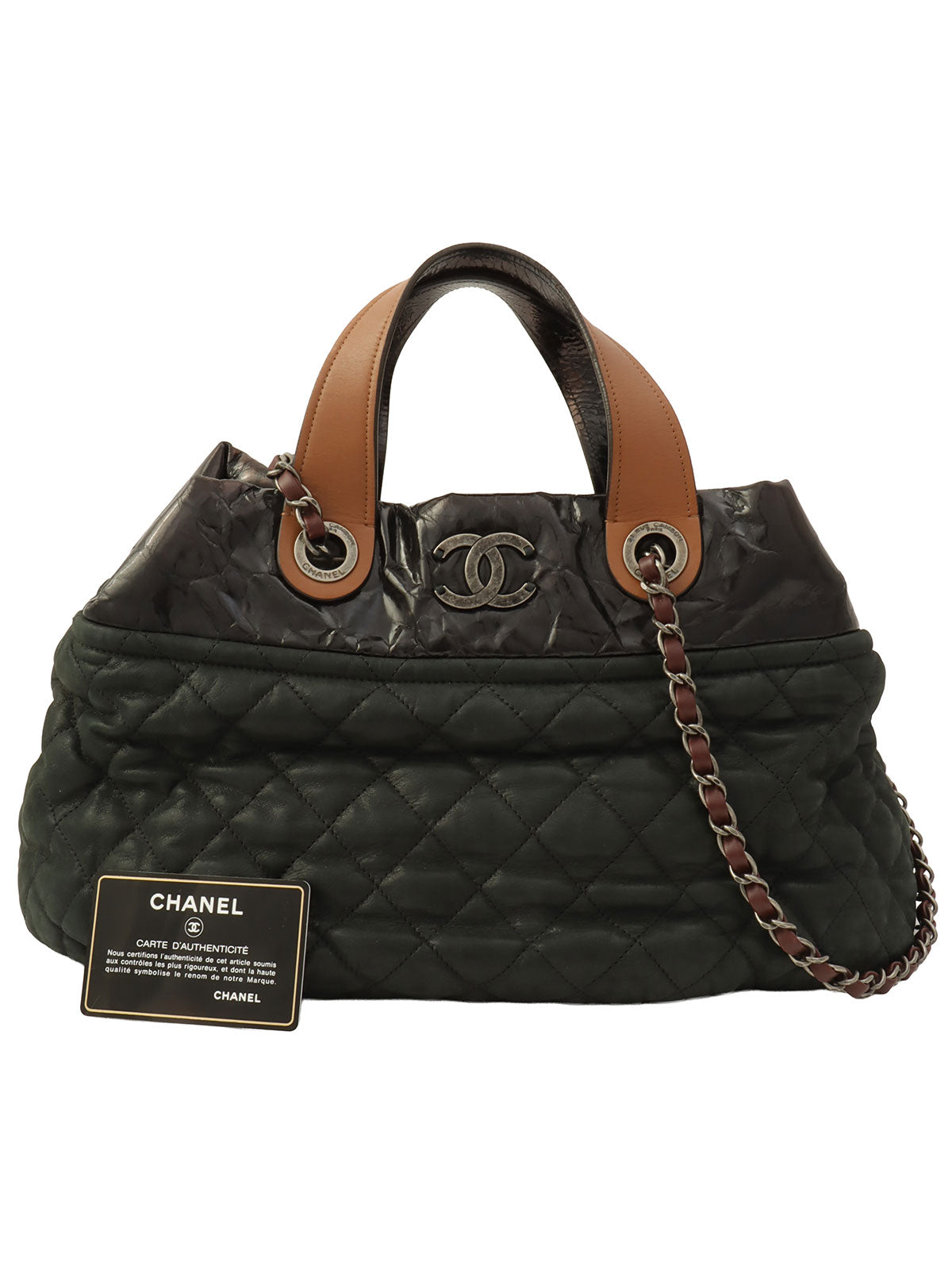Circa 2011 In the Mix CC Mark 2-way Bag Charcoal Gray/Dark Brown