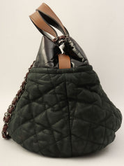 2011年頃製 インザミックスCCマーク2wayバッグ チャコールグレー/ダークブラウン