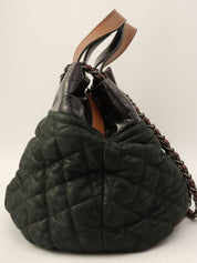 2011年頃製 インザミックスCCマーク2wayバッグ チャコールグレー/ダークブラウン