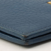 Logo Plate Wallet Blue