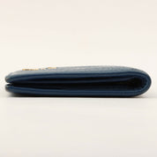 Logo Plate Wallet Blue