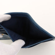 Logo Plate Wallet Blue