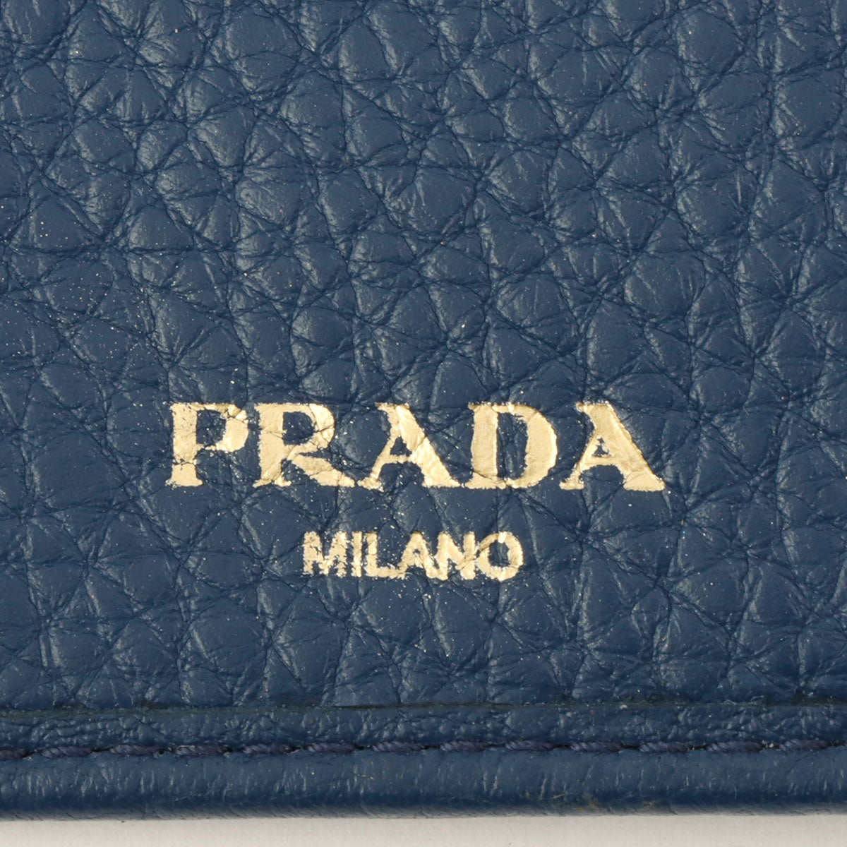 Logo Plate Wallet Blue