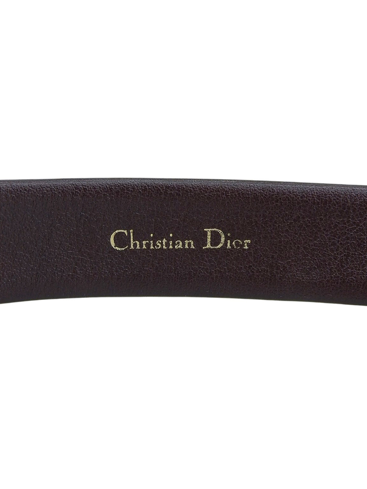 Canvas Leather Combo Trotter Pattern Belt Brown