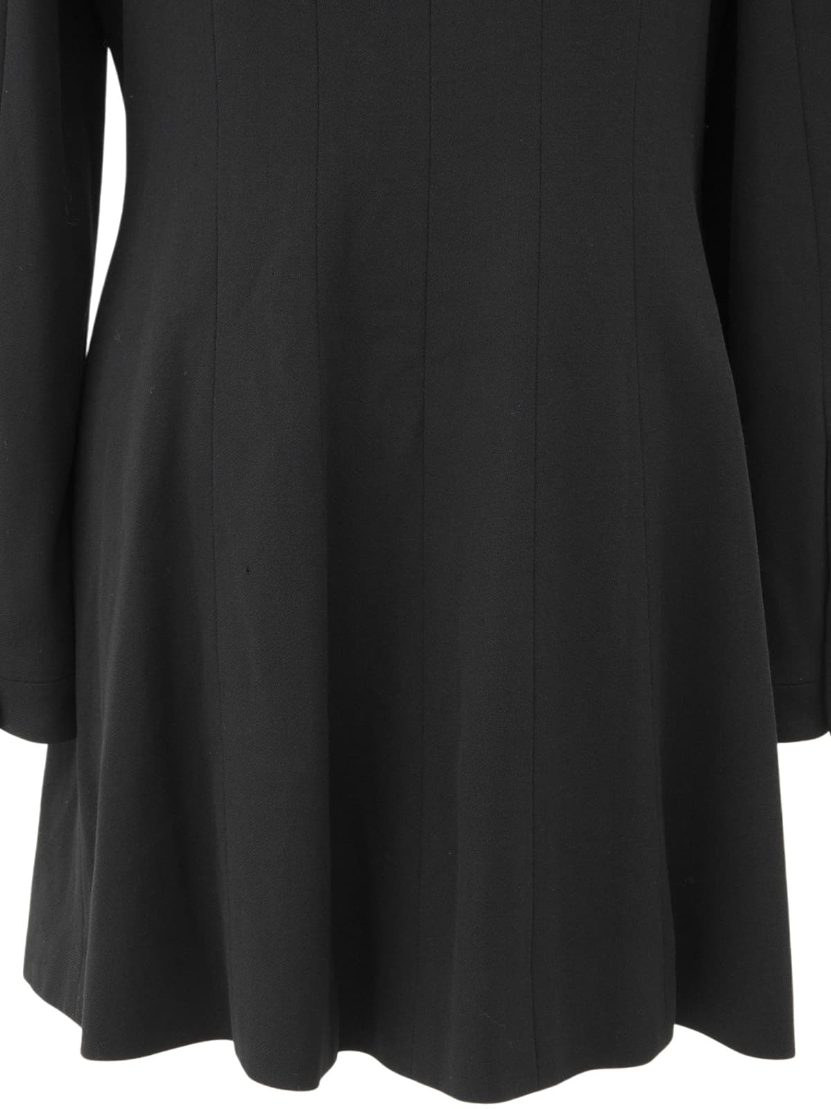 1993 Vintage Wool CC Mark Button Double-Breasted Jacket #40 Black