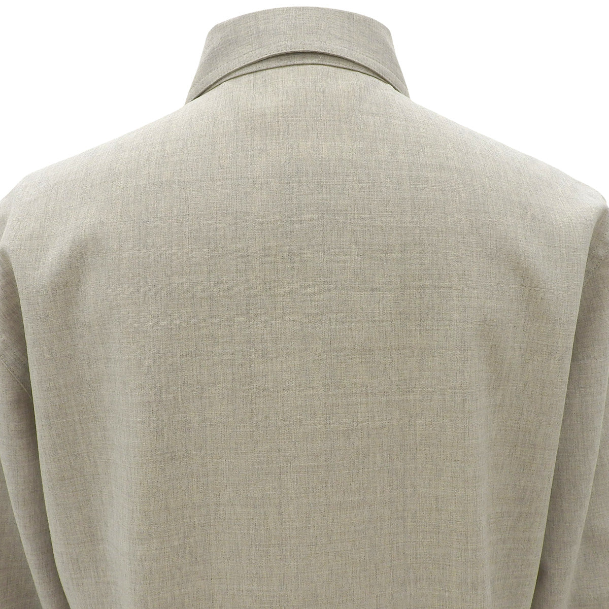 1997 Wool CC Mark Button Shirt #38 Greige