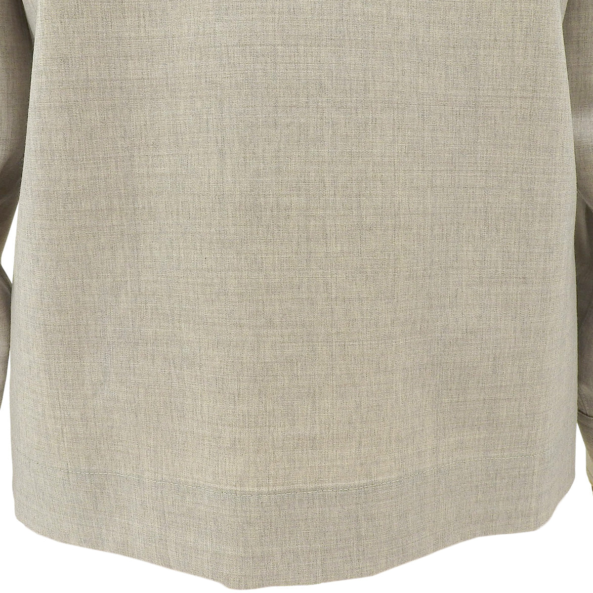 1997 Wool CC Mark Button Shirt #38 Greige