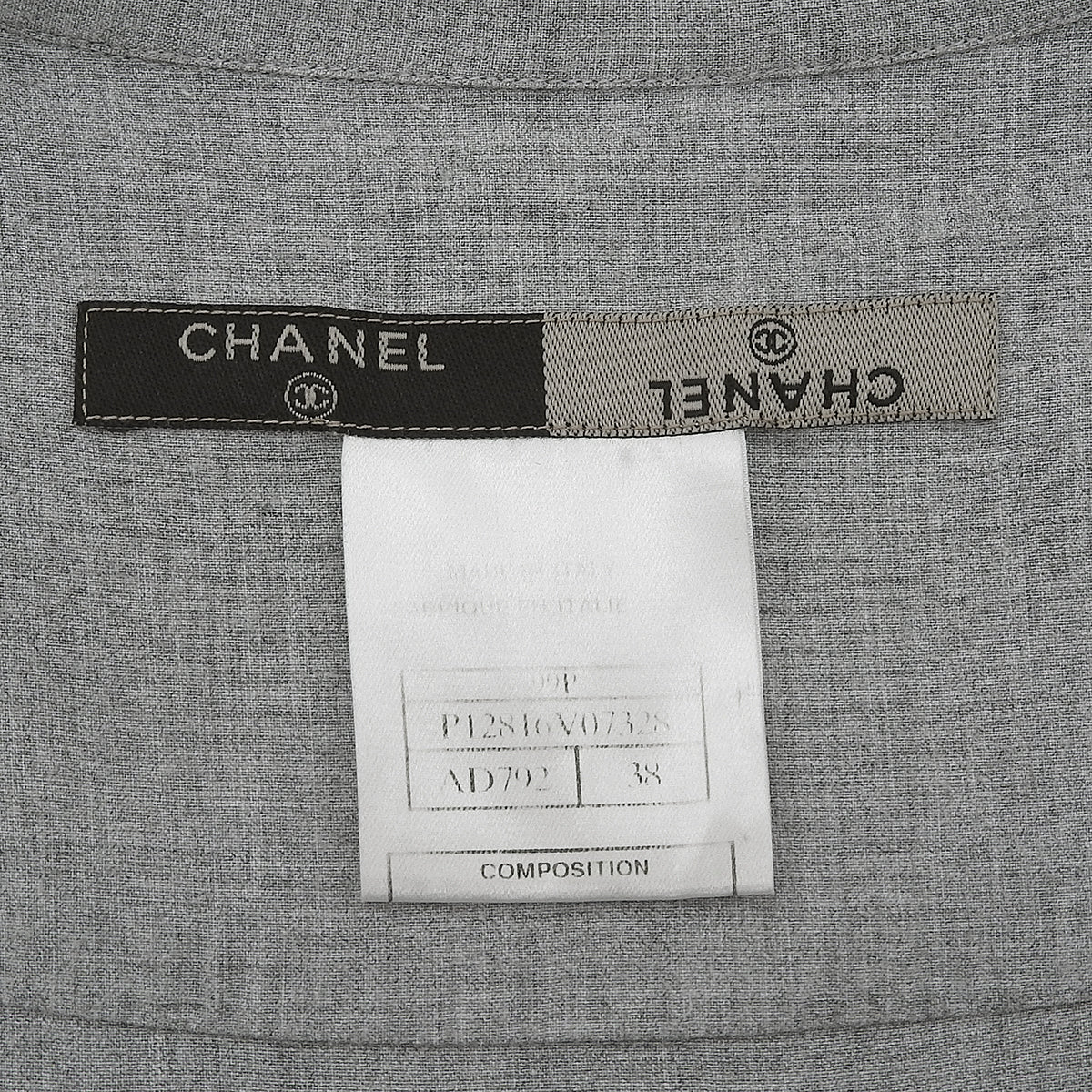 1999 CC Mark Short Sleeve Shirt #38 Gray