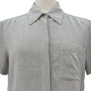 1999 CC Mark Short Sleeve Shirt #38 Gray