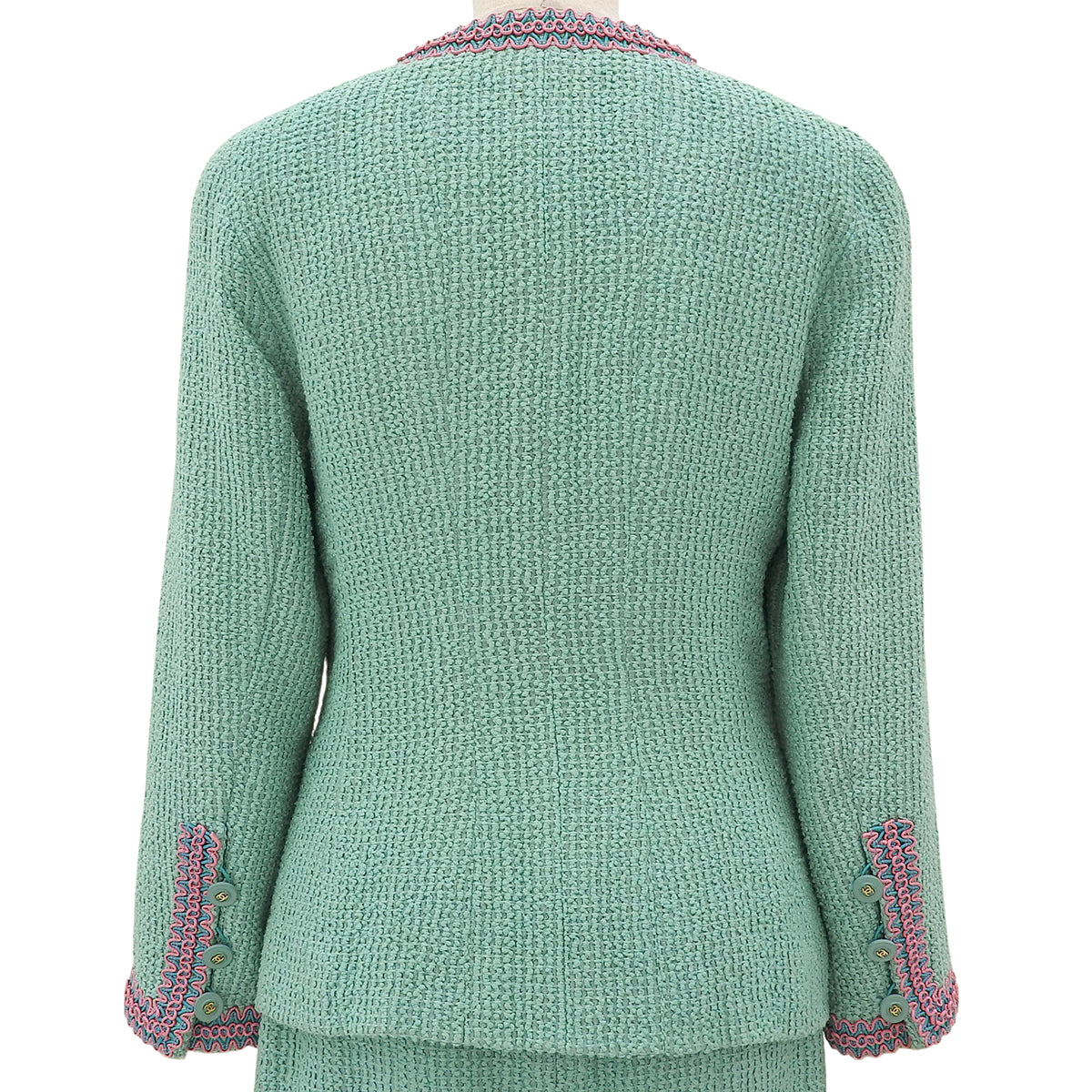 1994年製 ツイードセットアップ ミントグリーン/ピンク