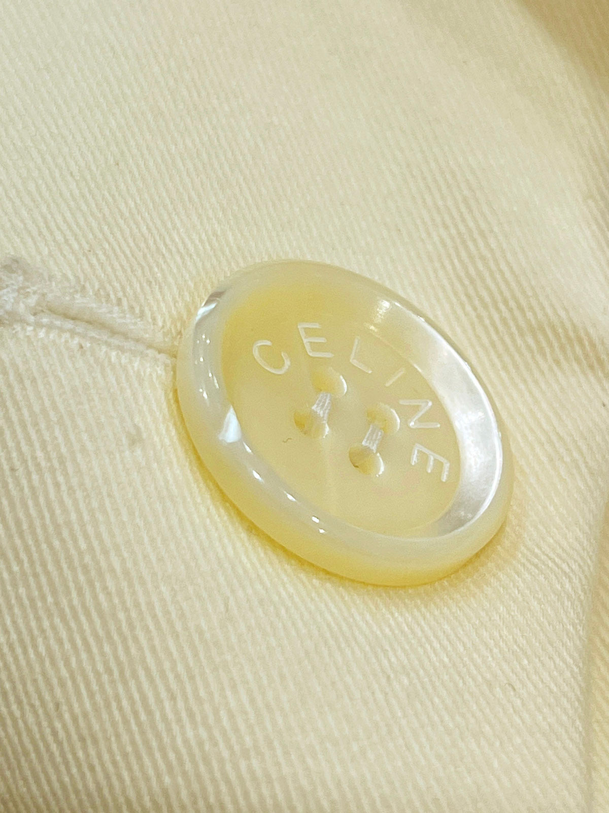 米白色老花链条图案夹克 #40