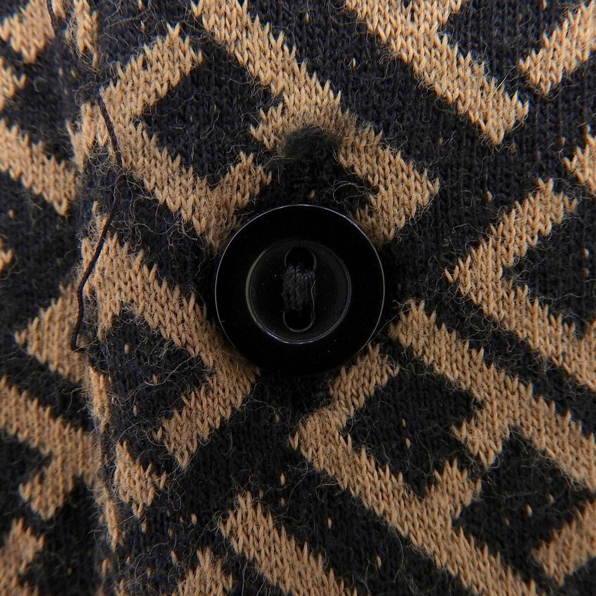 Zucchino Pattern Polo Shirt #46 Brown