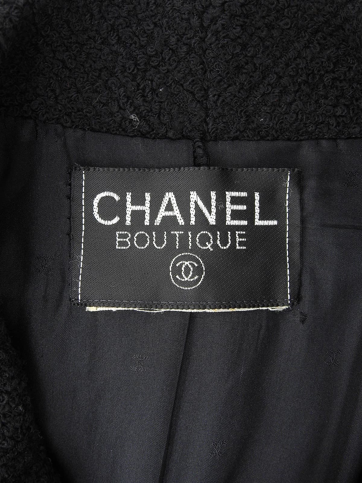 スパイラルCCマークボタンセットアップ ブラック