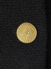 スパイラルCCマークボタンセットアップ ブラック