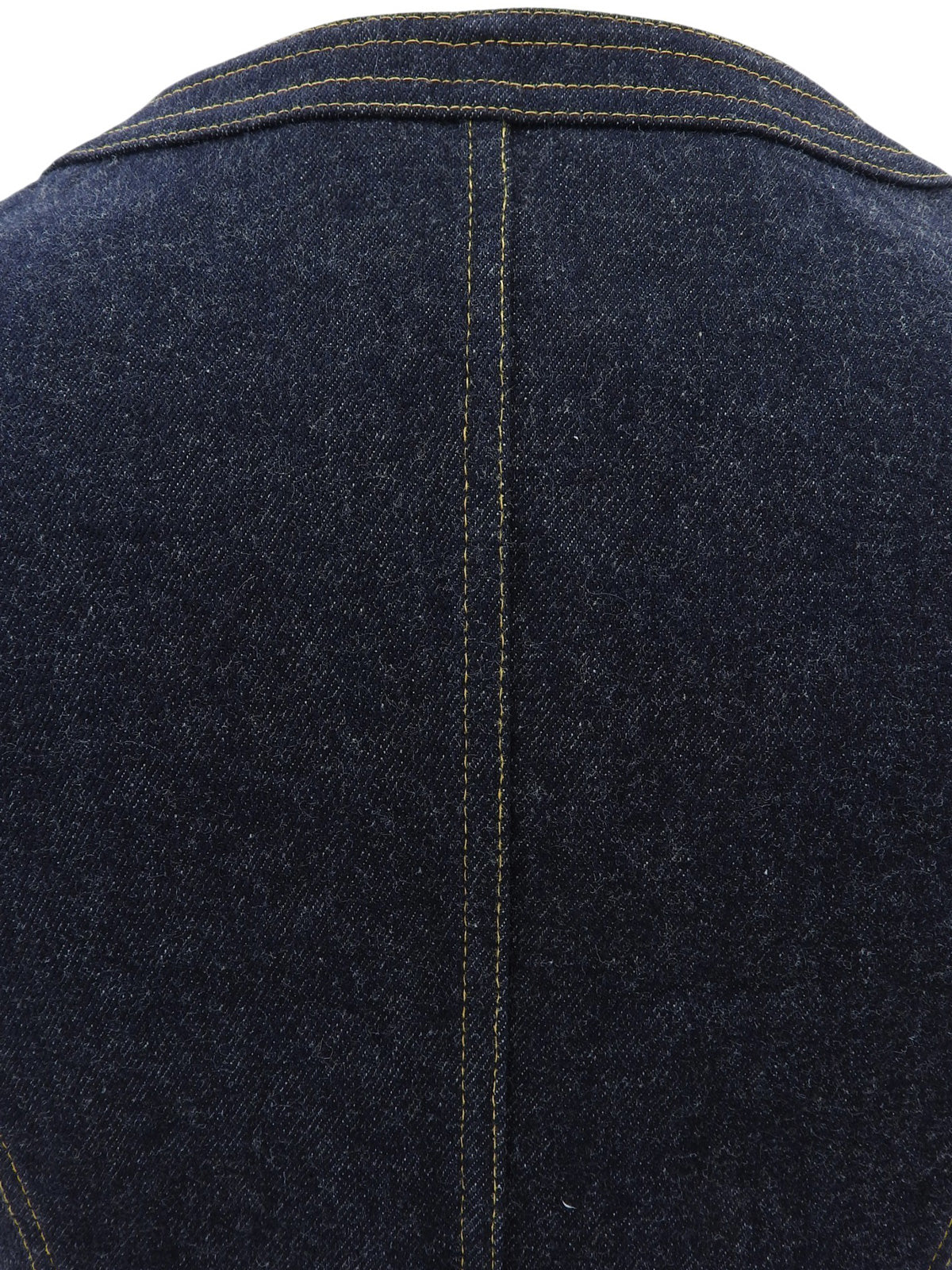 Denim CC Mark Button Vest #36 Indigo