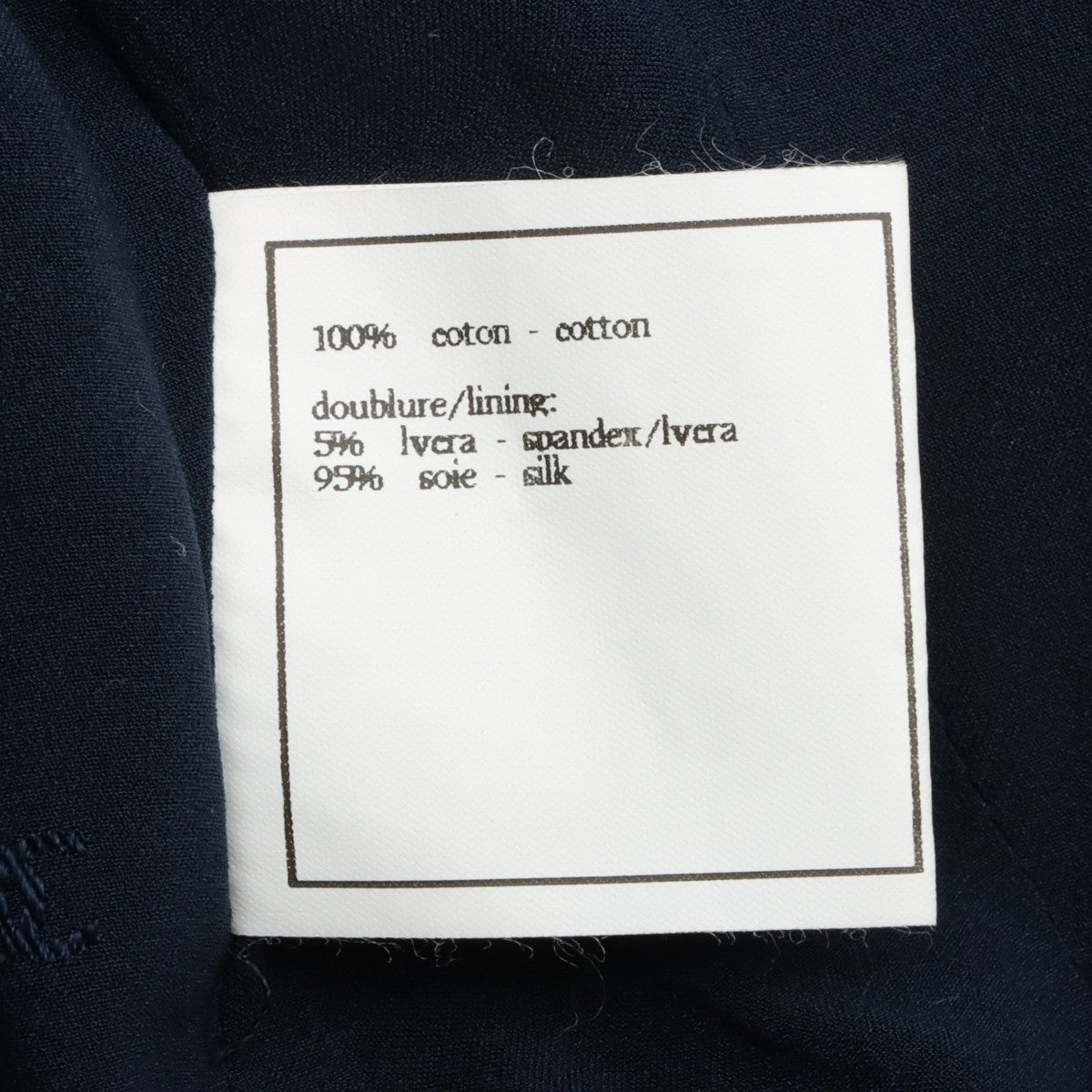1995 Cropped CC Mark Button Jacket #36 Navy