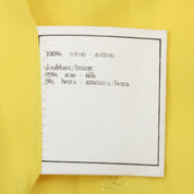 1995 Cropped CC Mark Button Short Sleeve Jacket #34 Yellow