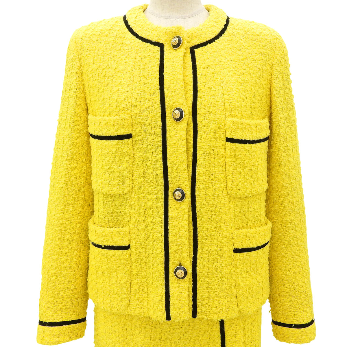 1993 Wool CC Mark Button Set-Up #40 Yellow