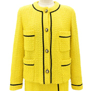1993 Wool CC Mark Button Set-Up #40 Yellow