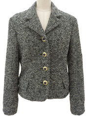 Medusa Button Jacket #48 Gray