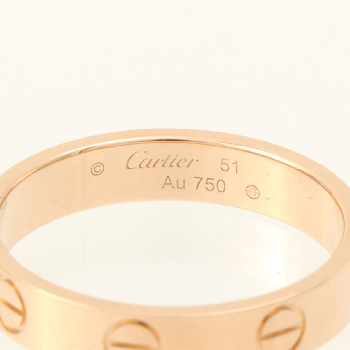 18K Love Ring #51 Pink Gold