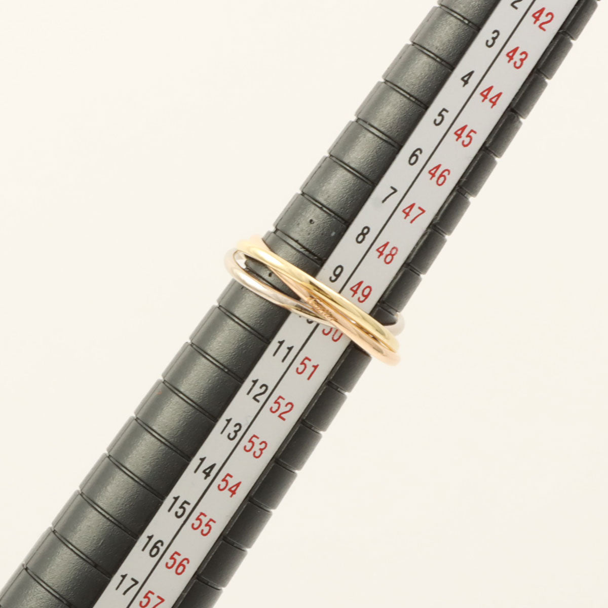 18K Trinity 戒指 #51 黄金/粉金/白金