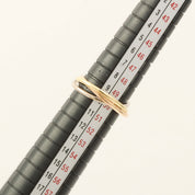 18K Trinity 戒指 #51 黄金/粉金/白金