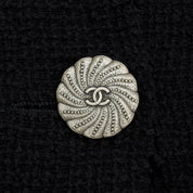 CCマークロゴ刺繍ショートジャケット #42 ブラック