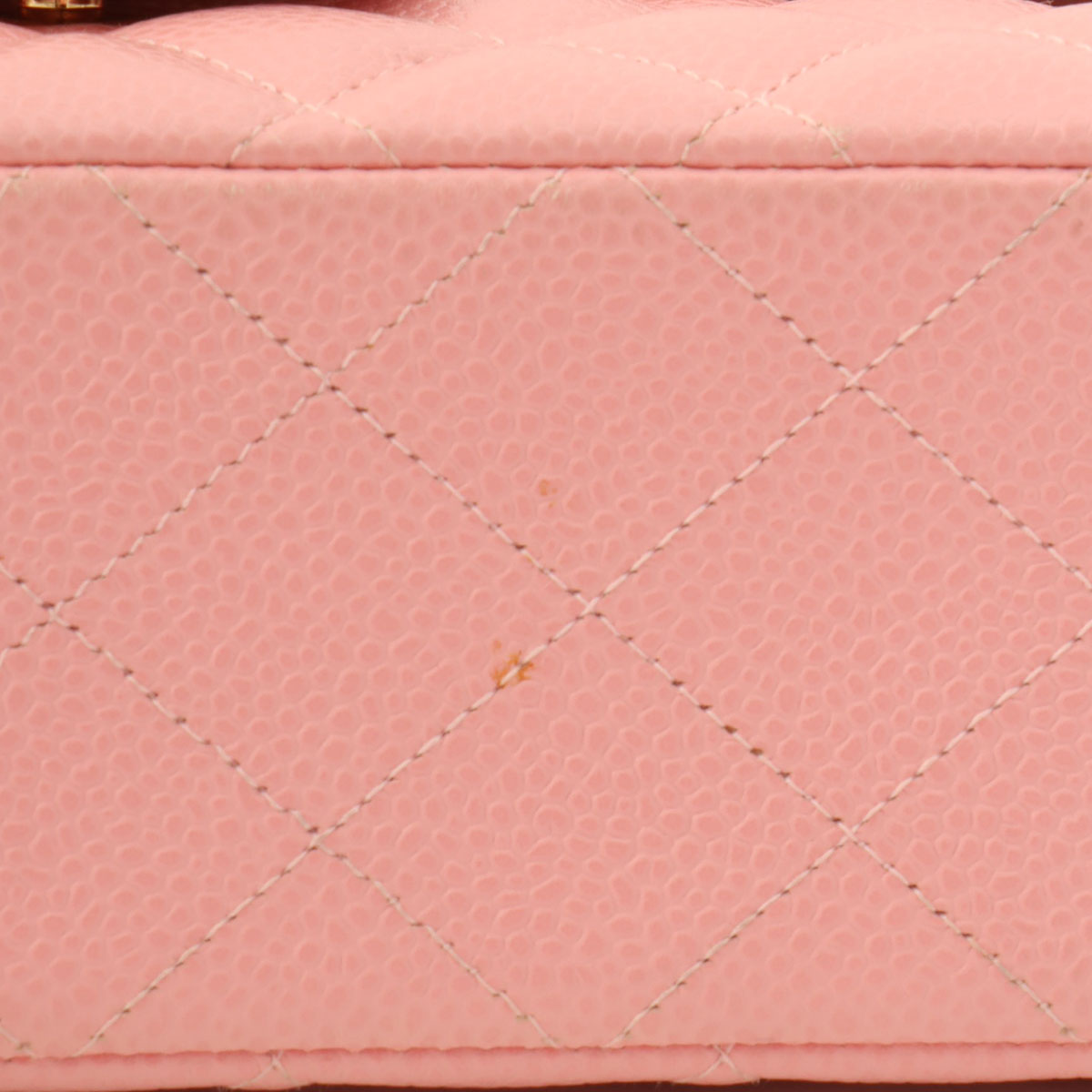 2003 Caviar Skin Classic Flap Chain Bag, 25cm, Pink