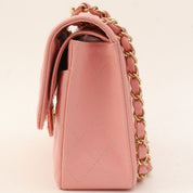 2003 Caviar Skin Classic Flap Chain Bag, 25cm, Pink