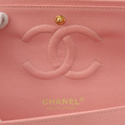 2003 Caviar Skin Classic Flap Chain Bag, 25cm, Pink