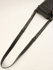 Around 2016 Made CC Mark Charm Shoulder Bag Black