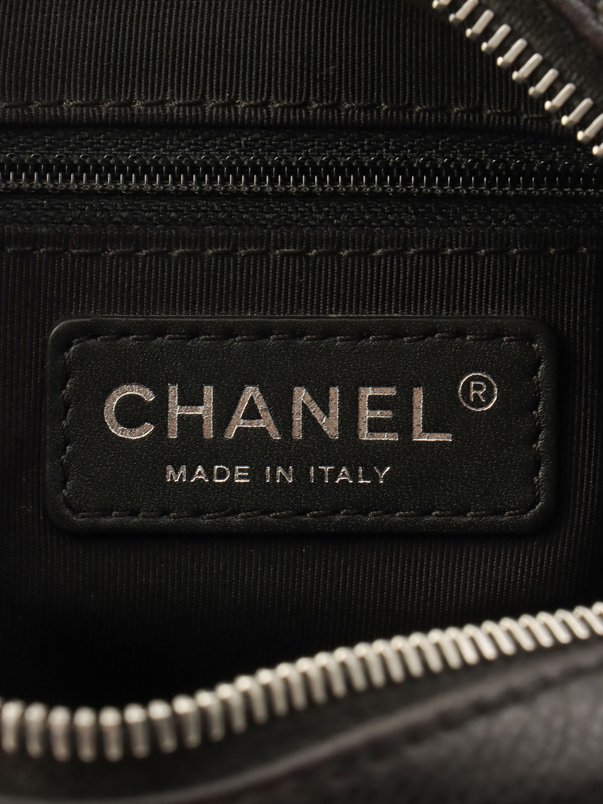 Around 2016 Made CC Mark Charm Shoulder Bag Black