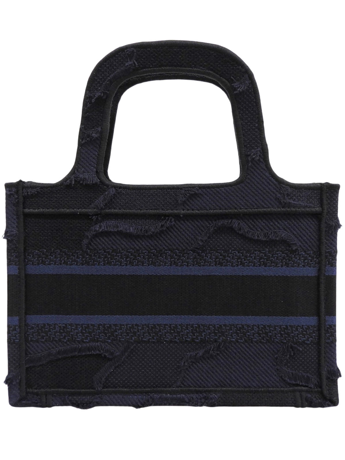 Book Tote Mini Navy/Black
