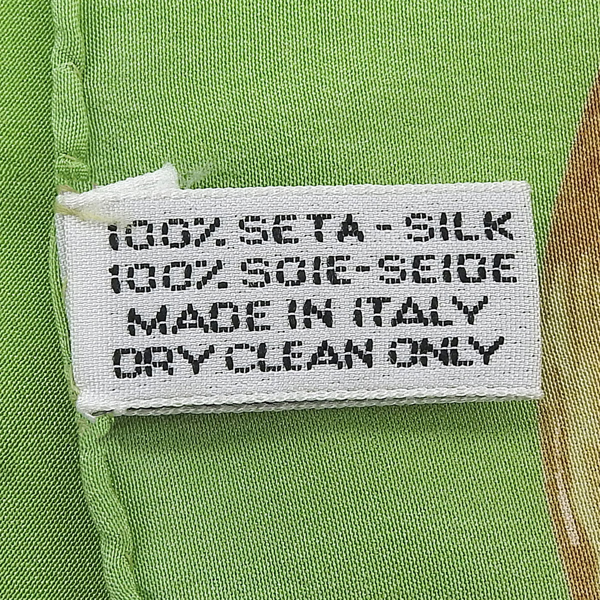Gripoix Jewelry Pattern Scarf Green/Multi