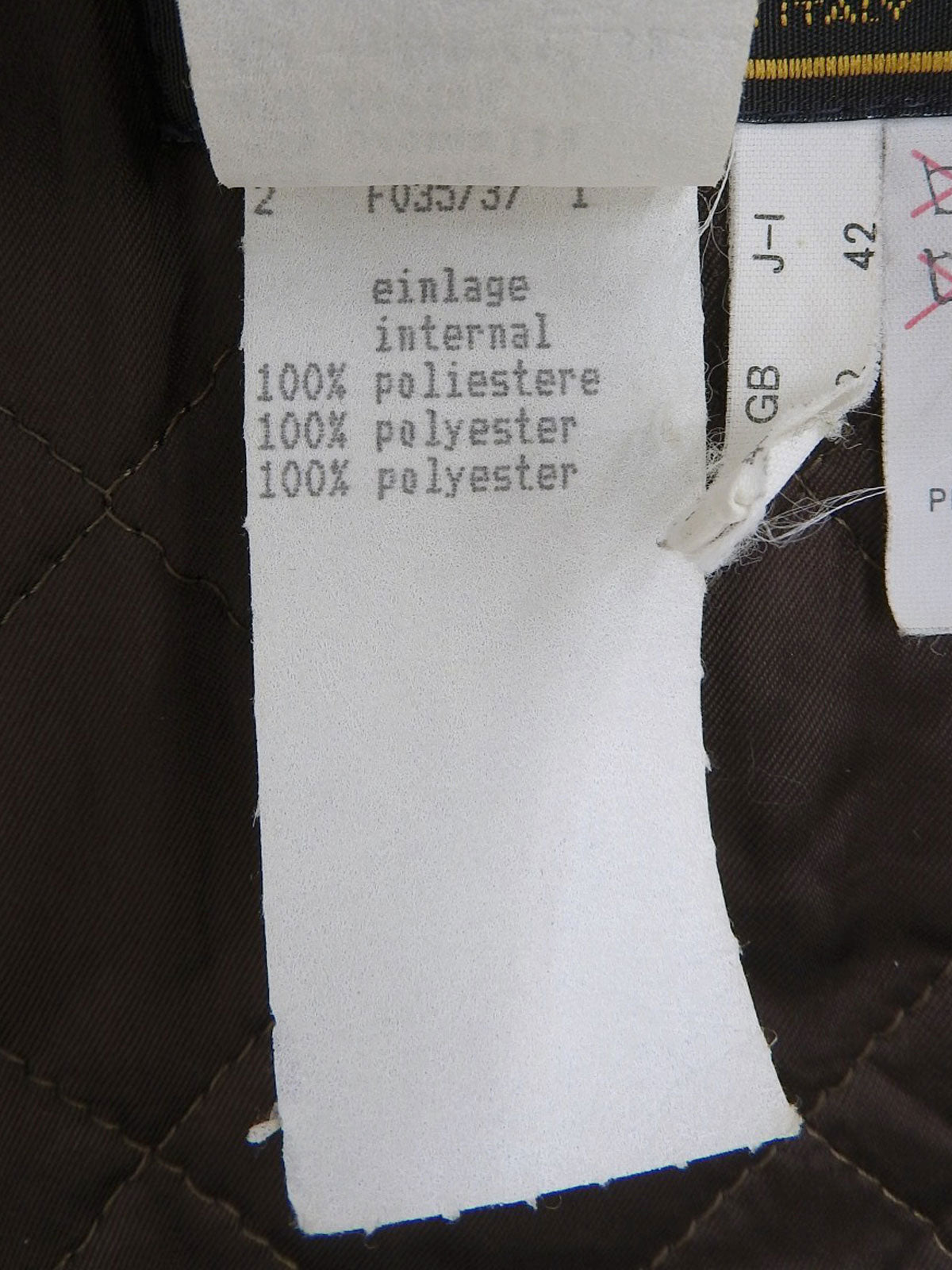 FF Zuca Pattern Boa Blouson #42 Brown