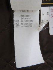 FF Zuca Pattern Boa Blouson #42 Brown