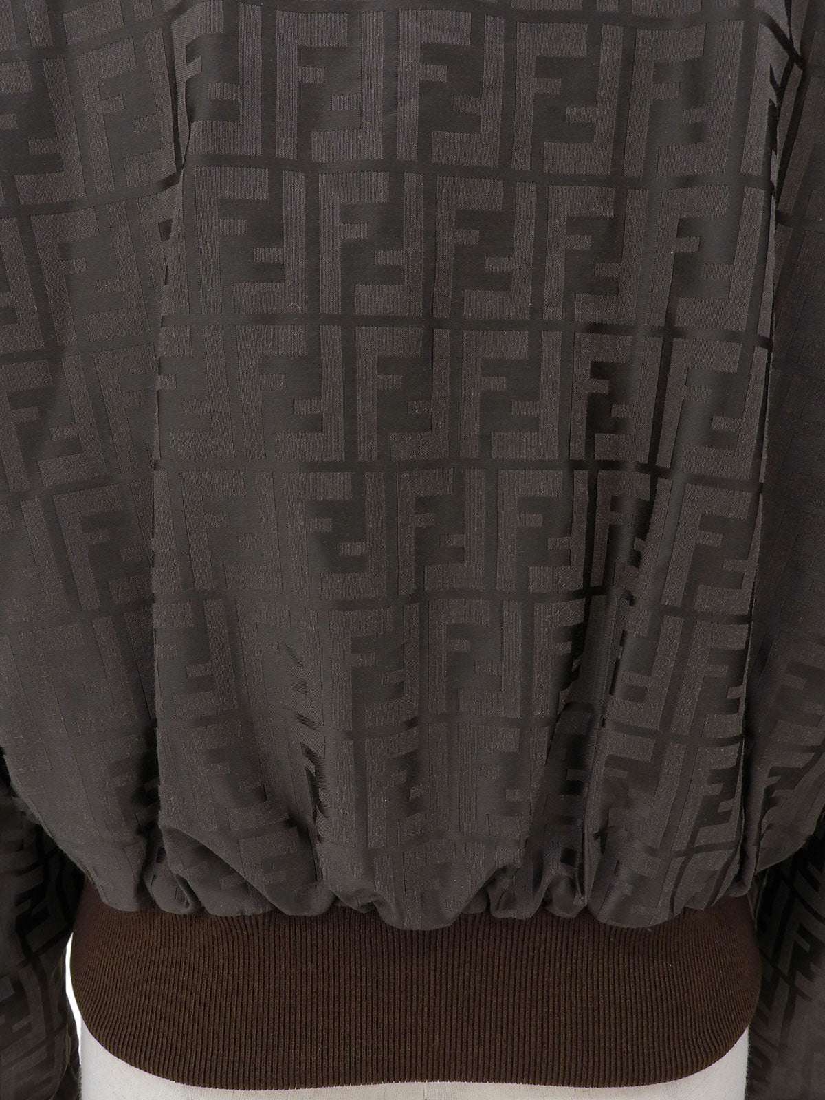FF Zuca Pattern Boa Blouson #42 Brown