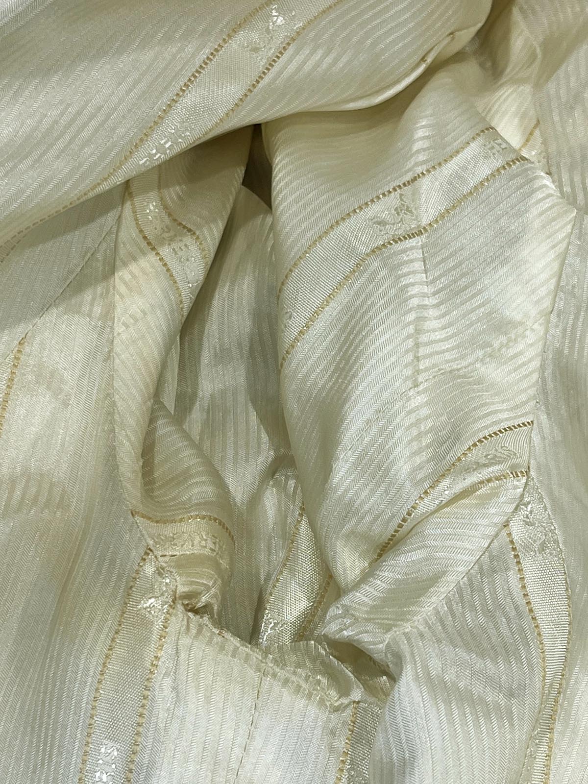 Marine Et Cavalerie Pattern Jacket #42 Ivory/Brown