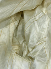 Marine Et Cavalerie Pattern Jacket #42 Ivory/Brown
