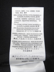 ロゴワッペンシェリーラインポロシャツ ブラック #S