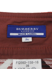 チェックパターンキュロット レッド/ホワイト/ブラック #38