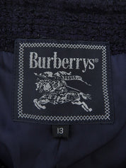 ツイードデザインボタンセットアップ #13 ネイビー