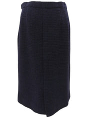 ツイードデザインボタンセットアップ #13 ネイビー