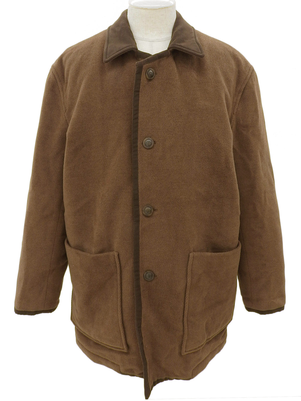 ウールロゴボタンジャケット #Men'sM ブラウン