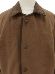 ウールロゴボタンジャケット #Men'sM ブラウン
