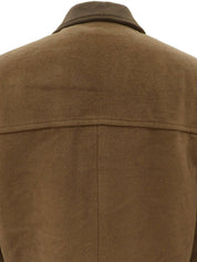 ウールロゴボタンジャケット #Men'sM ブラウン