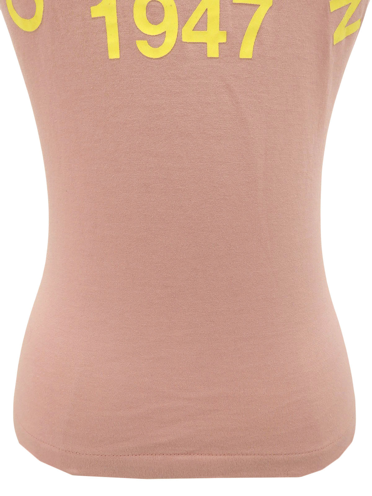 ロゴプリントノースリーブトップス ピンク #4