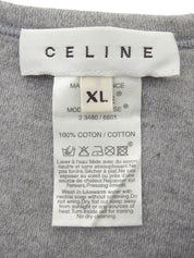 Macadam Studs Long Sleeve Top #XL Gray